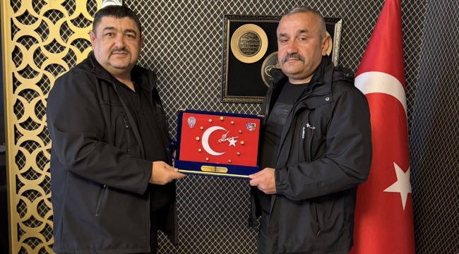 ÖZEL HAREKAT ŞUBE MÜDÜRÜ ÖZKAN AKIN, SÜLEYMAN BADEMCİ İLE BİR ARAYA GELDİ 