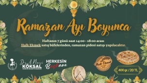 AKŞEHİR BELEDİYESİ HALK EKMEK'TEN RAMAZAN BOYUNCA UYGUN FİYATLI PİDE SATIŞI 