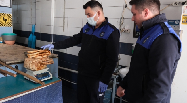 AKŞEHİR BELEDİYESİ'NDEN RAMAZAN PİDESİNE GRAMAJ DENETİMİ 