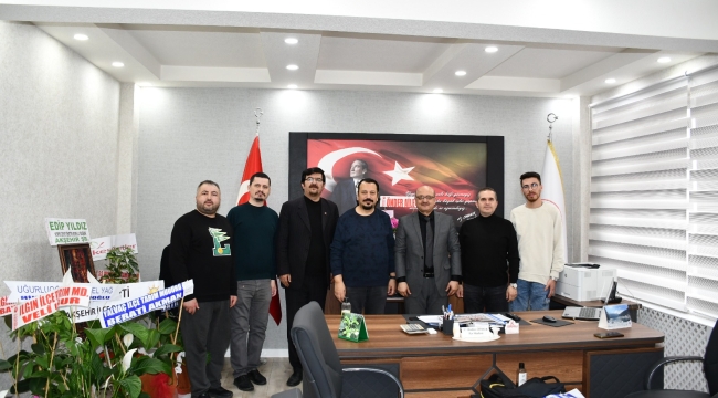 Akşehir Gazeteciler Cemiyeti'nden İlçe Tarım ve Orman Müdürü Önder'e Ziyaret 
