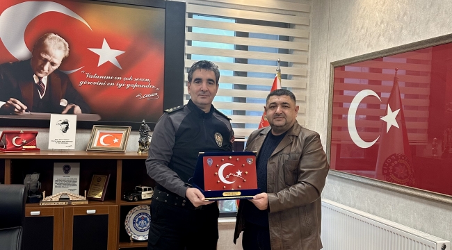 Bademci'den Selçuklu İlçe Emniyet Müdürü Kolay'a Nezaket Ziyareti 