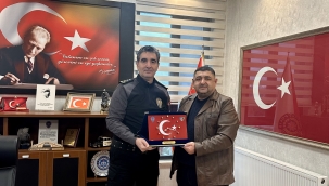 Bademci'den Selçuklu İlçe Emniyet Müdürü Kolay'a Nezaket Ziyareti 