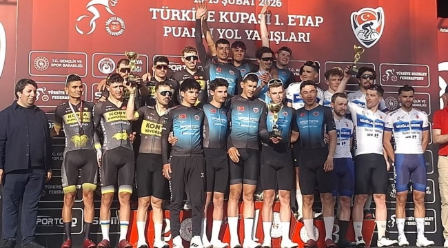 BÜYÜKŞEHİRLİ BİSİKLETÇİLER TÜRKİYE KUPASI 1. ETAP PUANLI YOL YARIŞLARINDA İKİNCİ OLDU 