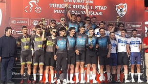 BÜYÜKŞEHİRLİ BİSİKLETÇİLER TÜRKİYE KUPASI 1. ETAP PUANLI YOL YARIŞLARINDA İKİNCİ OLDU 