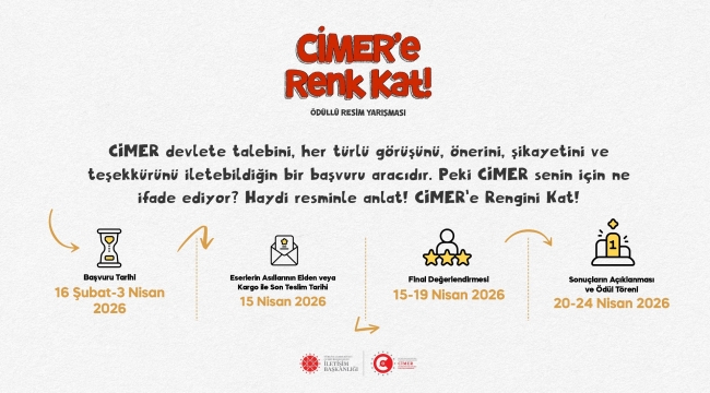 CİMER'den Ödüllü Resim Yarışması 
