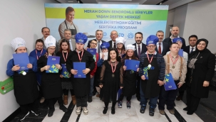 DOSD Meram'da Gurur Günü; MESLEKİ İSTİHDAM EĞİTİMİ İLK MEZUNLARINI VERDİ 