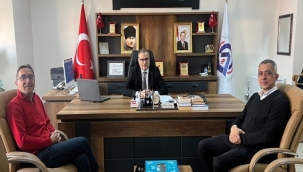 EĞİTİM-İŞ'TEN İLÇE MİLLÎ EĞİTİM MÜDÜRÜ TOPALOĞLU'NA ZİYARET