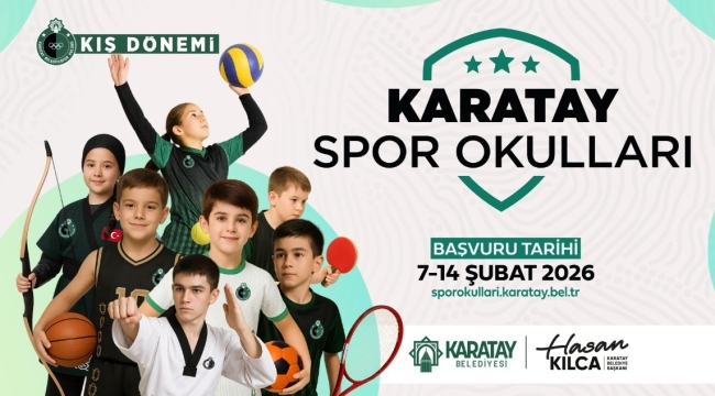 KARATAY KIŞ SPOR OKULLARI'NDA 2. DÖNEM KAYITLARI BAŞLIYOR 
