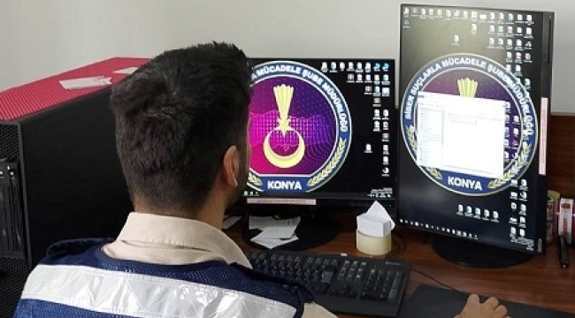 Konya'da Siber Suçlara Geçit Yok: Bir Ayda 30 Binden Fazla Adres Mercek Altına Alındı 
