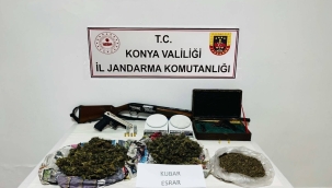 Konya Jandarmasından Zehir Tacirlerine Geçit Yok: 30 Operasyon, 6 Tutuklama 