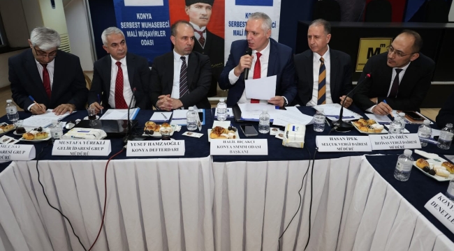 Konya SMMMO ile Konya Defterdarlığı Arasında İstişare Toplantısı Gerçekleştirildi 