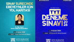 KTO KARATAY'DA ÜCRETSİZ VE ÖDÜLLÜ TYT DENEME SINAVI İÇİN BAŞVURULAR DEVAM EDİYOR 