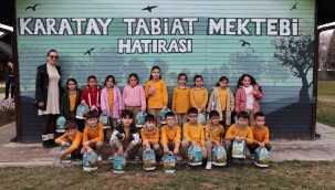 ÖĞRENCİLER TABİATIN İÇİNDE HEM ÖĞRENİYOR HEM EĞLENİYOR 