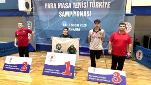 PARALİMPİK MASA TENİSİ TAKIMINDAN 5 MADALYA 