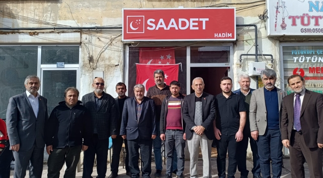 SAADET PARTİSİ HADİM İLÇE KONGRESİ GERÇEKLEŞTİ 