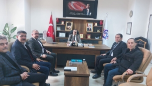 Türk Eğitim-Senden Akşehir İlçe Milli Eğitim Müdürülüğüne Ziyaret 