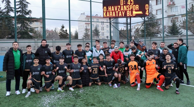 U16 FUTBOL TAKIMI TÜRKİYE ŞAMPİYONASI'NDA KARATAY'I TEMSİL EDECEK 