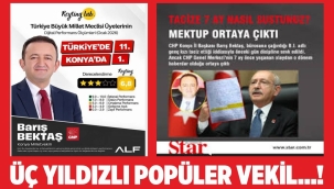 ÜÇ YILDIZLI POPÜLER VEKİL ...! 