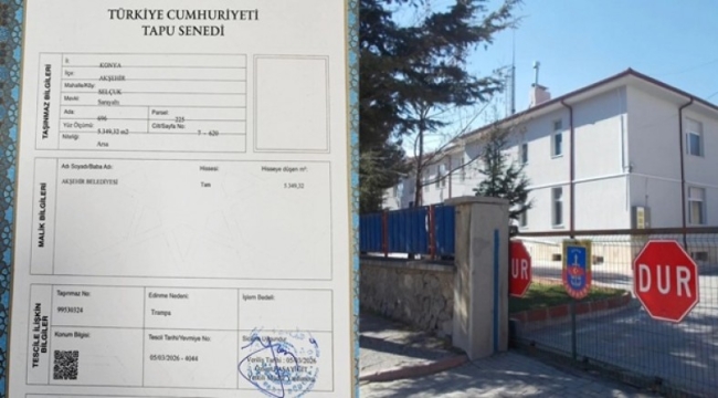 AKŞEHİR'DE JANDARMA BİNASI TAŞINIYOR: BELEDİYE İLE TAKAS ANLAŞMASI YAPILDI 