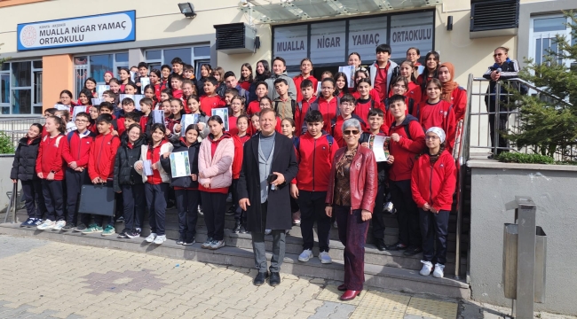 AKŞEHİR'DE UMUDU YEŞERTEN NOTALAR: 402 FİDANLIK ANLAMLI BAĞIŞ 