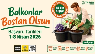 BAŞKAN ALTAY: "BALKONLAR BOSTAN OLSUN PROJESİ İLE 42 BİN KİŞİYE SEBZE YETİŞTİRME SETİ HEDİYE EDECEĞİZ" 