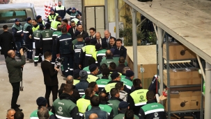 BAŞKAN HASAN KILCA, MESAİ ARKADAŞLARIYLA BAYRAMLAŞTI 