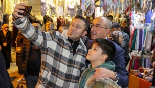 Başkan Kavuş, Bedesten'de bayram coşkusuna ortak oldu 