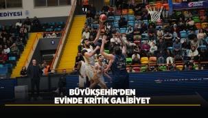 BÜYÜKŞEHİR'DEN EVİNDE KRİTİK GALİBİYET 