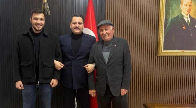 DEDE VE TORUNDAN KAYMAKAM TAŞAVLI'YA ZİYARET 