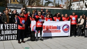 Eğitim-İş Akşehir "Bu Ülkede Okulda Yine Bir Öğretmen Öldürüldü! Artık Yeter!" 