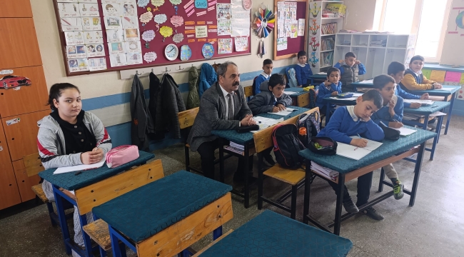 İŞCAN'DAN BİRLEŞTİRİLMİŞ SINIFLI OKULLARA ZİYARET 