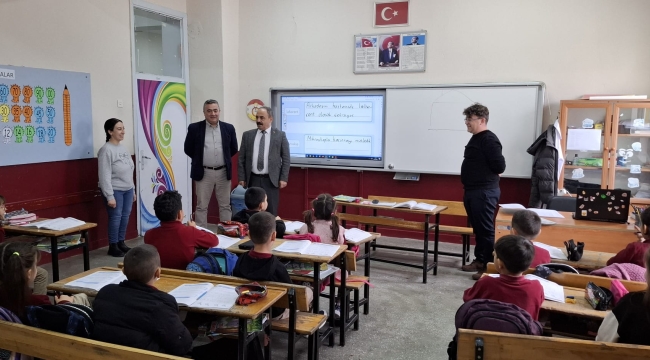 İŞCAN'DAN DÖRDÜNCÜ ÇEYREKTE DÖRT OKUL ZİYARETİ  