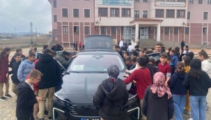 Konya Akören'de gurur günü! TOGG T10F yollara çıktı, çocuklara tanıtıldı 