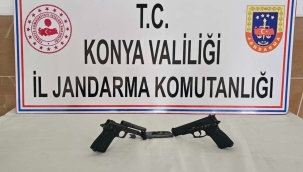 Konya'da Jandarmadan Silah Kaçakçılarına Geçit Yok: Çok Sayıda Silah Ele Geçirildi! 