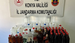 Konya'da Kaçak İçki Operasyonu: Litrelerce Sahte Alkol Ele Geçirildi! 