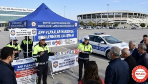 Konya'da "Standart Dışı Plaka" Seferberliği: Ekipler Sahaya İniyor 