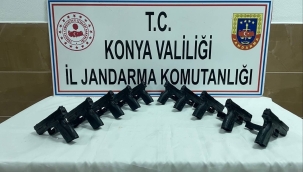 Konya Jandarma'dan Silah Kaçakçılarına Darbe: Çok Sayıda Silah Ele Geçirildi! 