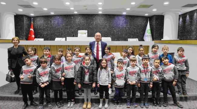 MERAM BELEDİYESİ MİNİK MİSAFİRLERİNİ AĞIRLADI 