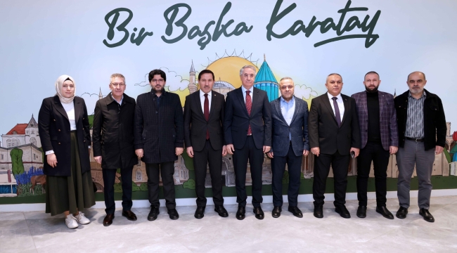 MÜCAHİT YANILMAZ'DAN KARATAY'A ZİYARET 