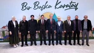 MÜCAHİT YANILMAZ'DAN KARATAY'A ZİYARET 