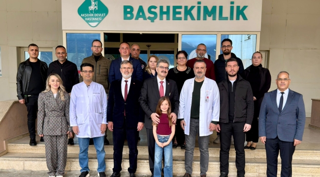  ORHAN ERDEM'DEN AKŞEHİR DEVLET HASTANESİNE BAYRAM ZİYARETİ 