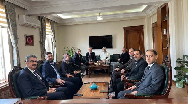 ORHAN ERDEM'DEN KAYMAKAM OKÇİN'E ZİYARET 