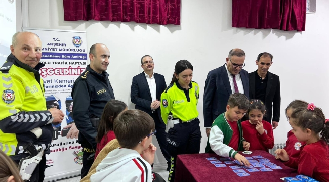 "Oyunla Öğren, Trafikte Güvende Kal" Projesi Akşehir'de Hayat Buldu 
