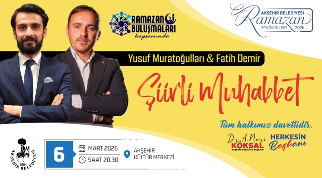 Şiirin ve Muhabbetin Buluştuğu Gece: Yusuf Muratoğulları & Fatih Demir 