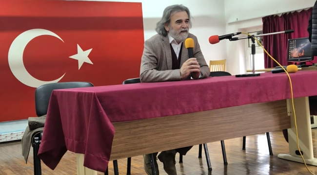 Yazar Keskin,Akşehir Anadolu Lisesinde Öğrencilerle Buluştu 