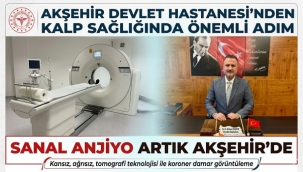 Akşehir Devlet Hastanesi'nden kalp sağlığında önemli adım  
