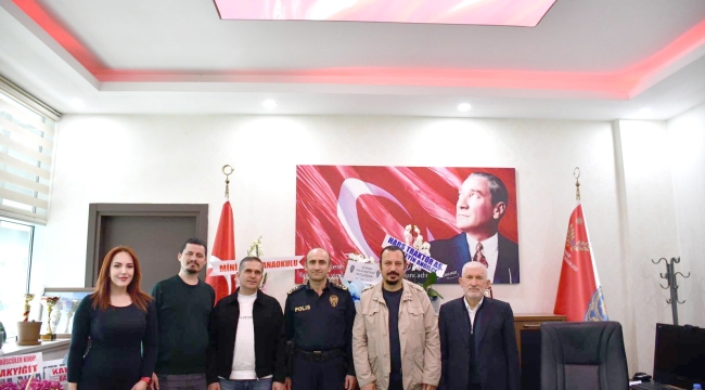AKŞEHİR GAZETECİLER CEMİYETİ'NDEN İLÇE EMNİYET MÜDÜRLÜĞÜNE ZİYARET 