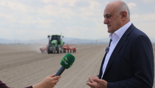 BAŞKAN ERKOYUNCU, PANCAR EKİMİNE START VERDİ 