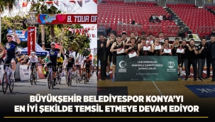 BÜYÜKŞEHİR BELEDİYESPOR KONYA'YI EN İYİ ŞEKİLDE TEMSİL ETMEYE DEVAM EDİYOR 