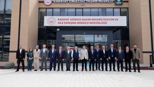 ÇORUM BELEDİYE BAŞKANI HALİL İBRAHİM AŞGIN KARATAY ENGELSİZ YAŞAM MERKEZİ'Nİ İNCELEDİ 